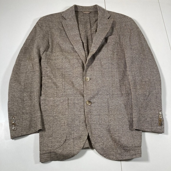 LBM 1911 Blazer 38R Linen Limited Edition Dandy Jacket Unstructured (Tag 50 EU) - Picture 1 of 13